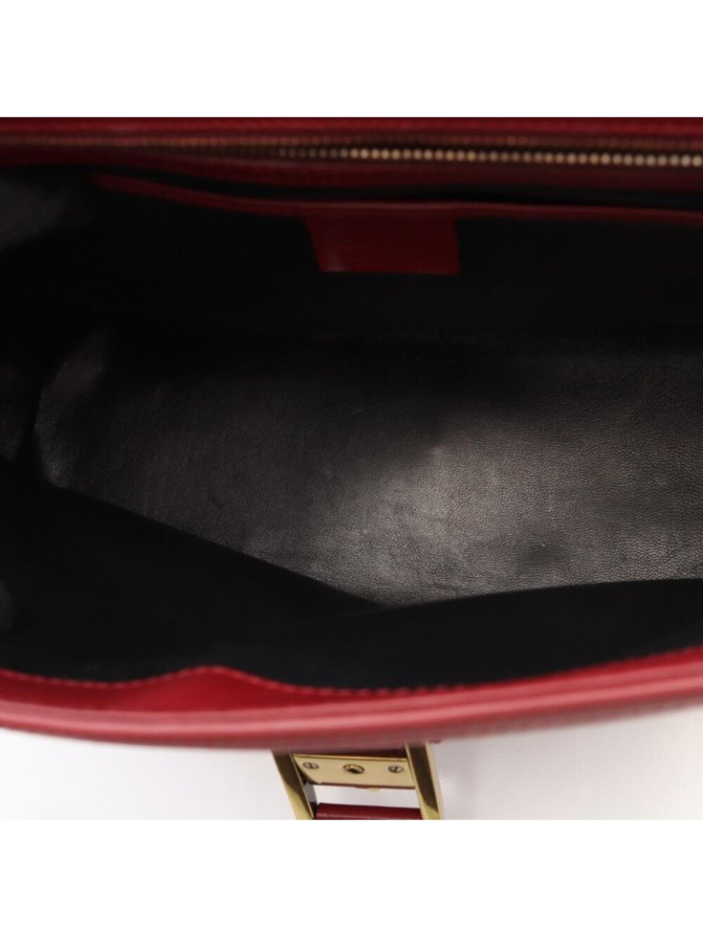 Gucci Bordeaux Leather Handbag a with Pouch - Picture 11 of 11